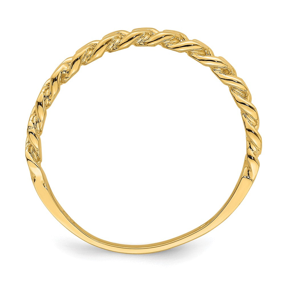 Buy 14K Gold Chain Link Band Ring - Stylish, High-Quality Design, Affordable Price