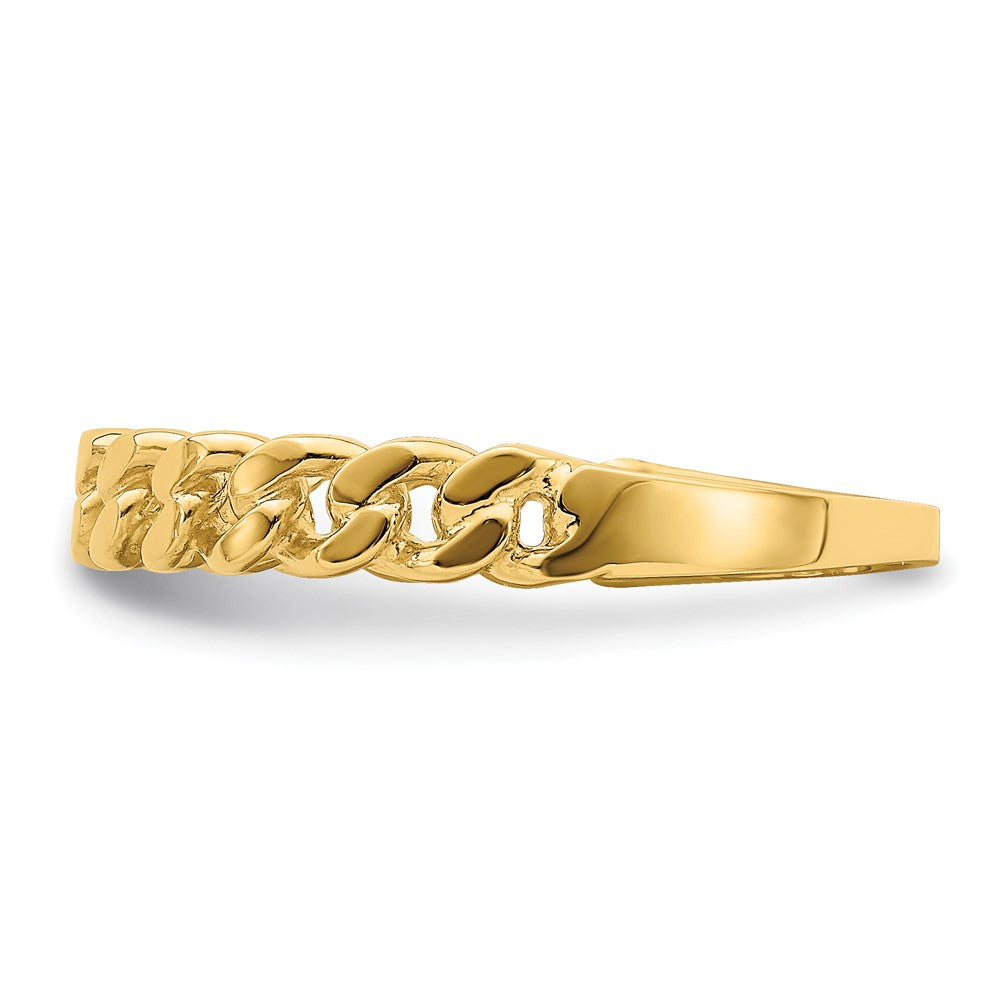 Buy 14K Gold Chain Link Band Ring - Stylish, High-Quality Design, Affordable Price