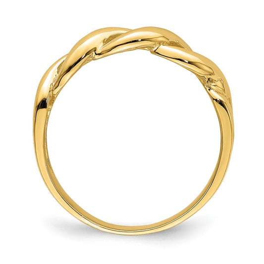 Buy Stylish 14K Gold Freeform Knot Ring | Exclusive Design, Affordable Luxury