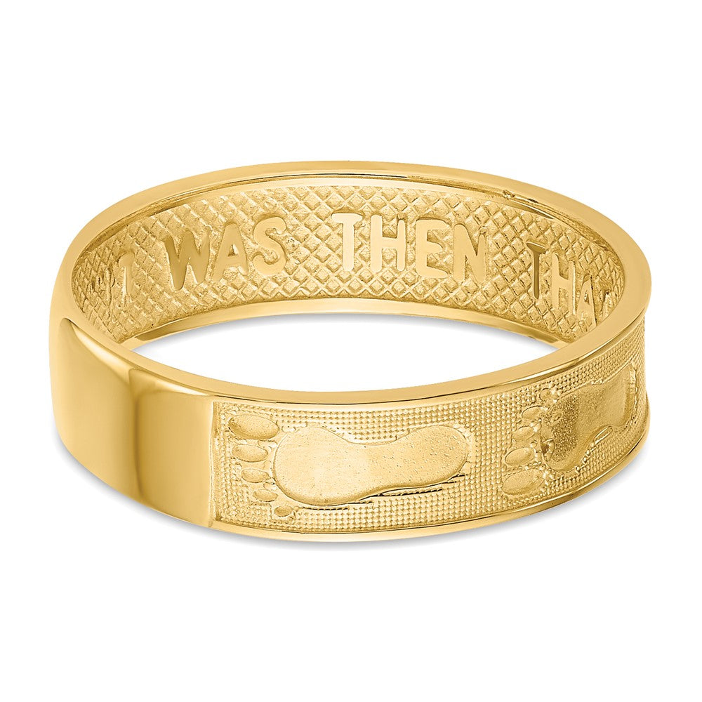 Buy 14K Gold Footprints in the Sand Ring - Stylish Design, Affordable Luxury