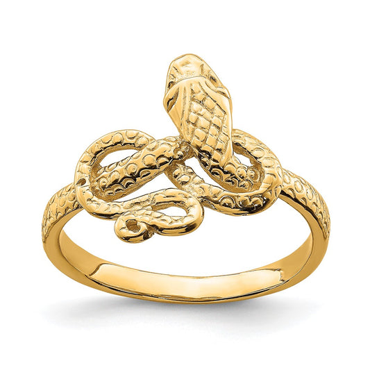 Shop Exclusive 14K Gold Serpent Ring - Stylish Design, Affordable Luxury