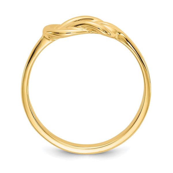 14K Artisan Freeform Knot Ring