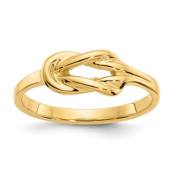 14K Artisan Freeform Knot Ring
