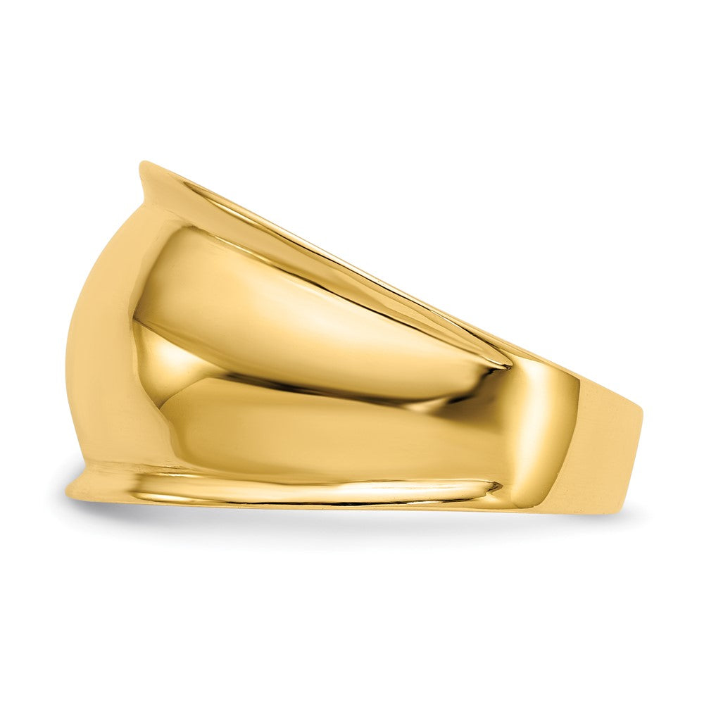 Buy Stylish 14K Ridge-Textured Dome Band Ring - Affordable Luxury for You