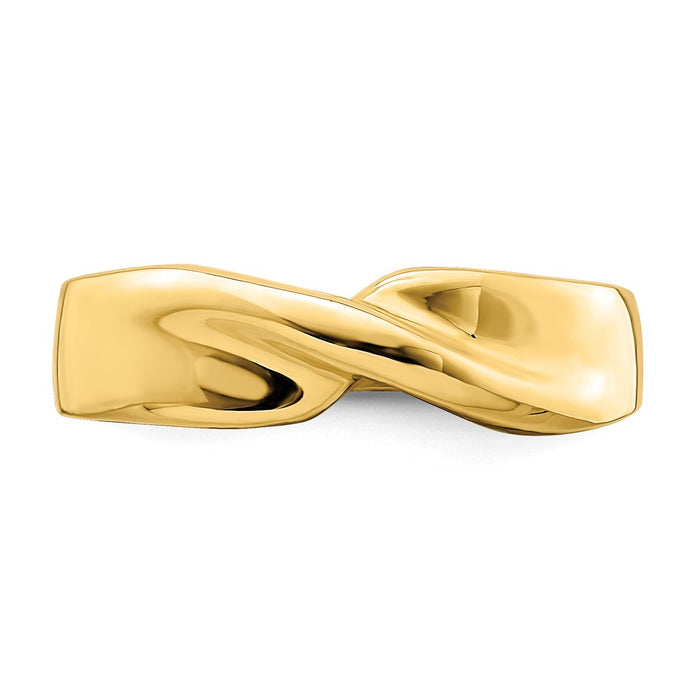 Shop 14K Polished Twisted Band Ring - Stylish & Affordable Luxury Jewelry-4