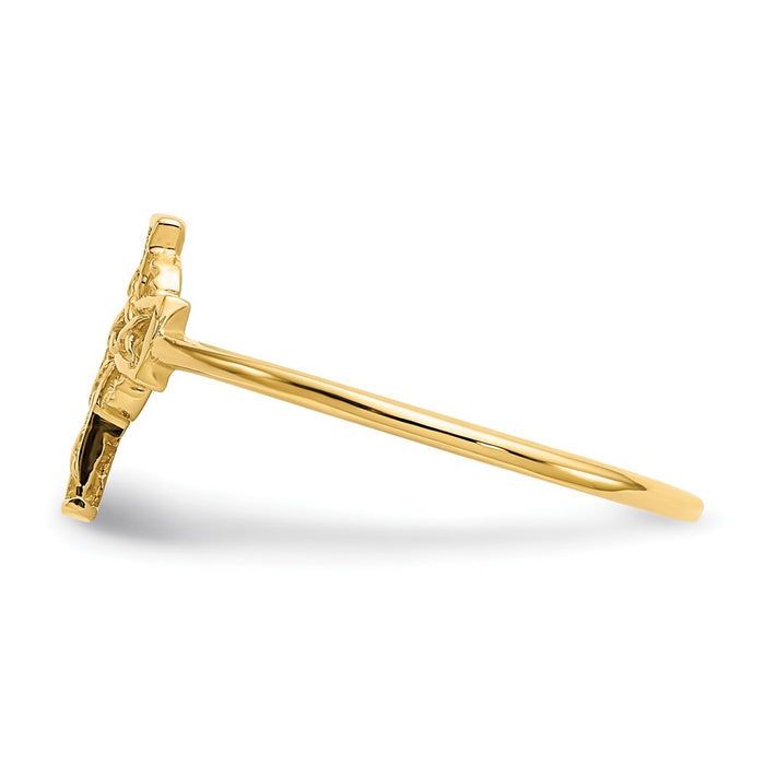 Exclusive 14K Gold Celtic Cross Ring - Stylish Design, Affordable Luxury-3