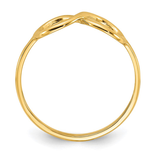 Exclusive 14K Gold Polished Infinity Band - Stylish Design & Great Value