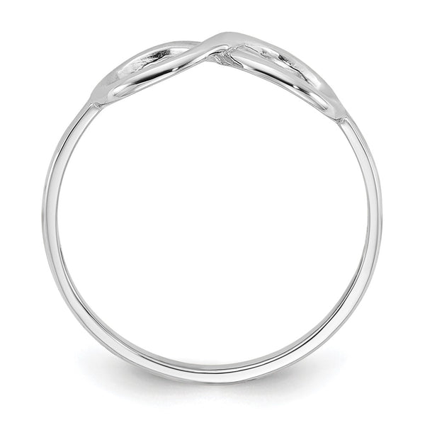 14K White Gold Infinity Band - 3mm