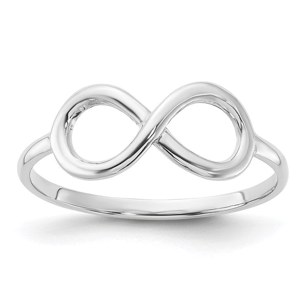 14K White Gold Infinity Band - 3mm