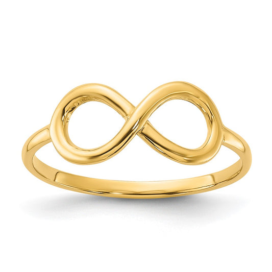 Exclusive 14K Gold Polished Infinity Band - Stylish Design & Great Value