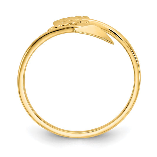 Shop Stylish 14K Gold Polished Arrow Ring - Affordable Luxury Jewelry