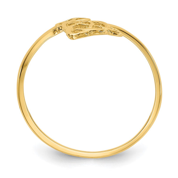 14K Polished Celtic Knot Band