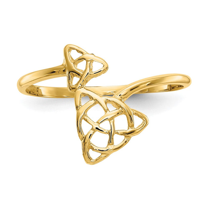 Shop 14K Polished Celtic Knot Band - Stylish Design, Affordable Luxury-4
