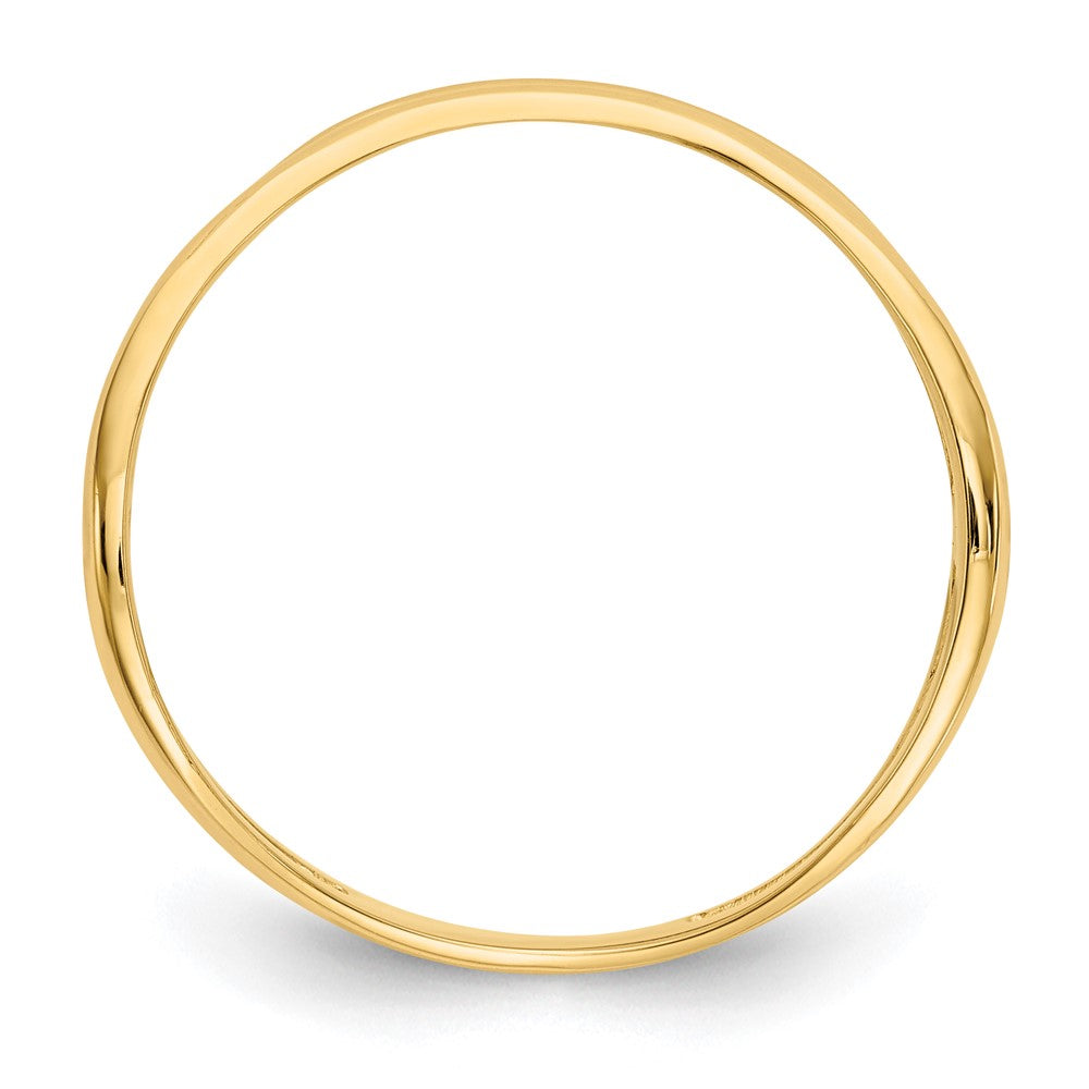 Order Stylish 14K Gold Polished Double Wave Design Thumb Ring - Affordable Luxury
