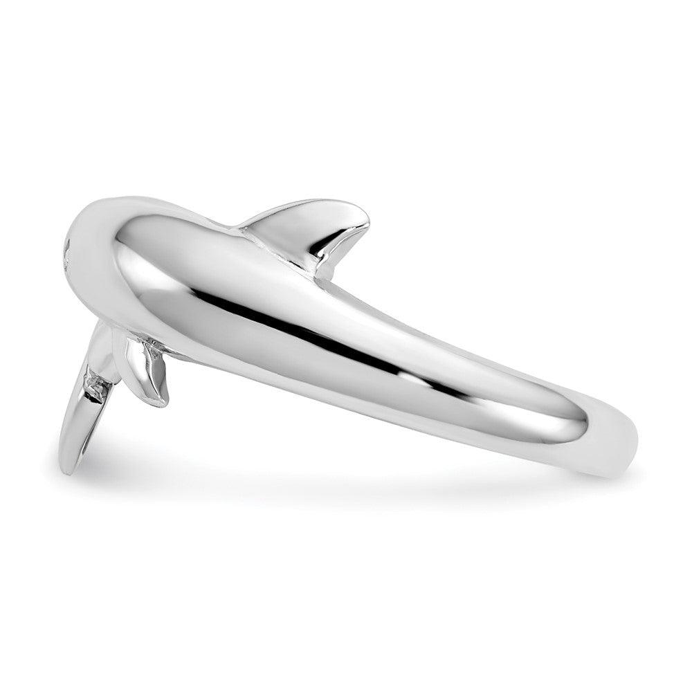 Shop Exclusive 14K White Gold Dolphin-Shaped Ring - Stylish & Affordable Luxury
