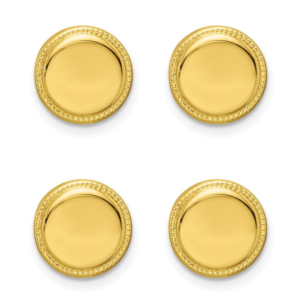 Buy Exclusive Kelly Waters Gold-Plated Tuxedo Studs Set - Stylish 4-Piece Set