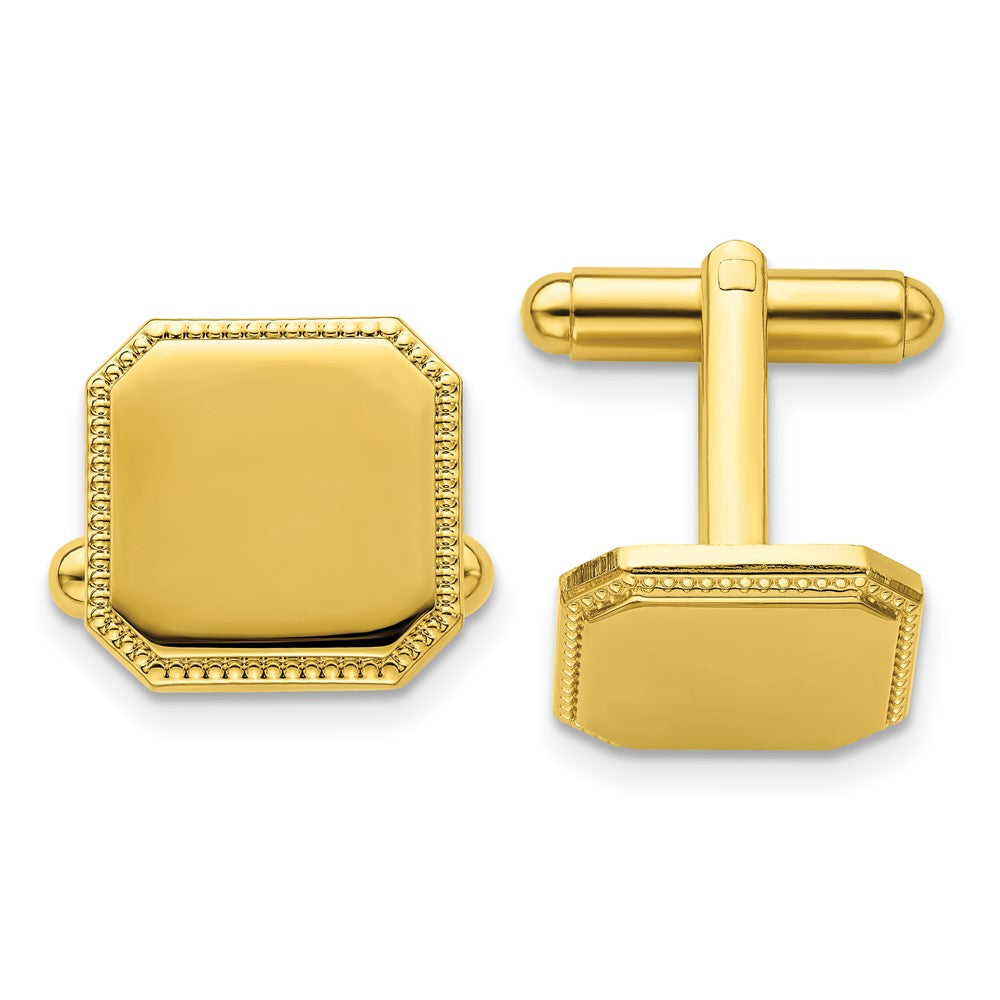 Buy Exclusive Kelly Waters Gold-Plated Custom Cuff Links | Stylish Engravable Design