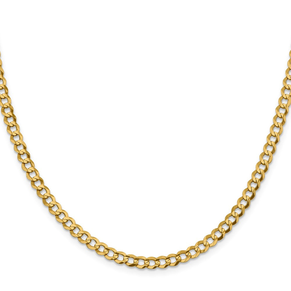 Shop Stylish 14K Gold 18-Inch Lightweight Flat Cuban Chain - 4.7mm Design