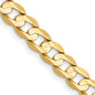Shop 14K Gold Open Concave Curb Chain 26-Inch 5.25mm - Stylish Luxury Jewelry-5