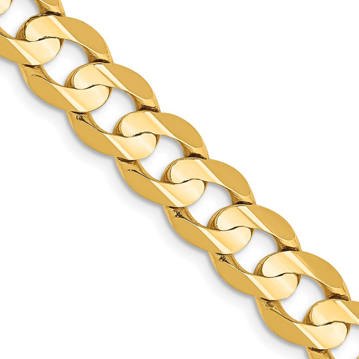 Exclusive 14K Gold 24-Inch 7.5mm Curb Chain - Stylish & Affordable Luxury!-1