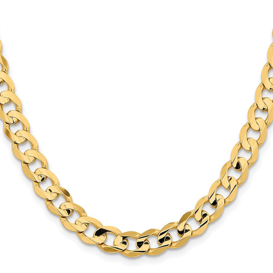 Designer 14K Gold 20-Inch 8.5mm Curb Chain - Stylish & Affordable Luxury