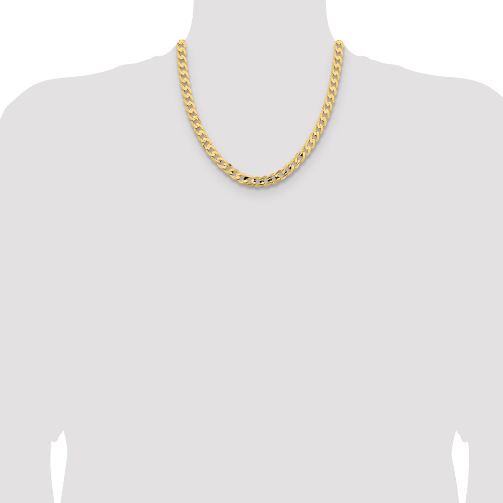 Designer 14K Gold 20-Inch 8.5mm Curb Chain - Stylish & Affordable Luxury