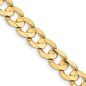 Buy Luxury 14K Gold 22-Inch 8.5mm Open Concave Curb Chain - Stylish & Secure-2