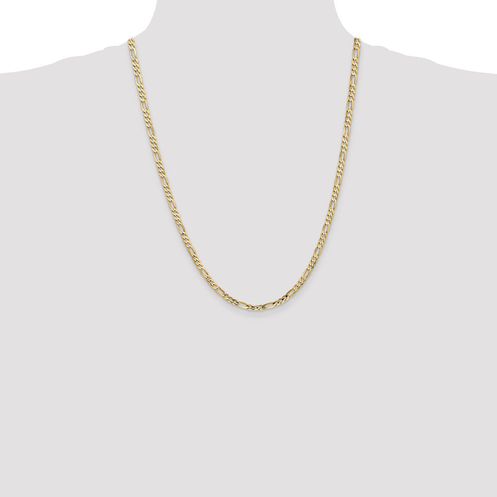 Exclusive 14K Gold 24-Inch 4mm Figaro Chain - Stylish Lobster Clasp Value
