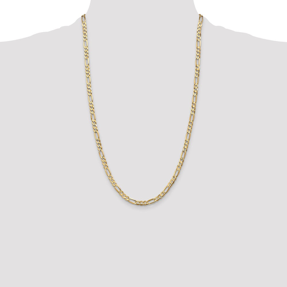 Shop Exclusive 14K Gold 26-Inch 4.5mm Figaro Chain - Stylish & Affordable!