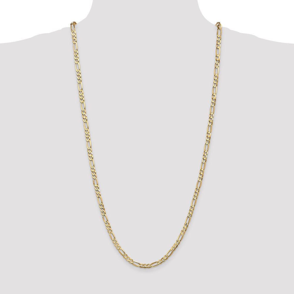Buy Exclusive 14K Gold 30-Inch 4.5mm Figaro Chain - Stylish & Affordable