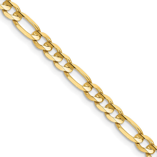 Buy Exclusive 14K Gold 30-Inch 4.5mm Figaro Chain - Stylish & Affordable