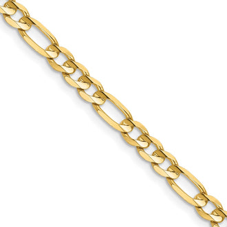 Shop 14K Gold 20-Inch 4.5mm Figaro Chain - Stylish & Affordable Luxury Jewelry