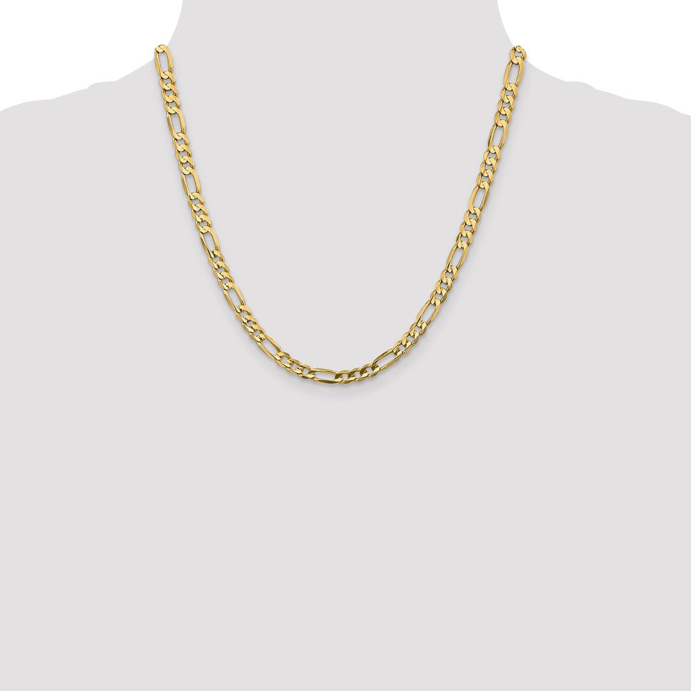 Shop Affordable 14K Gold 20-Inch 5.5mm Figaro Chain with Lobster Clasp
