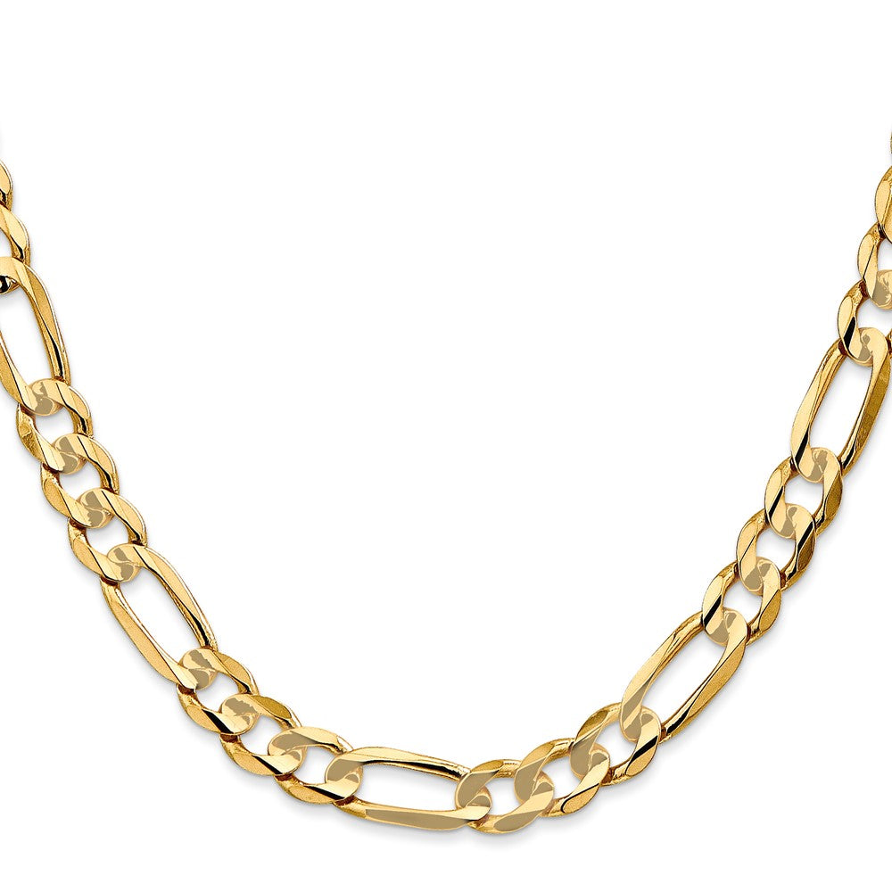 Buy 14K Gold 26-Inch 6.75mm Figaro Chain - Stylish & Affordable Luxury Jewelry