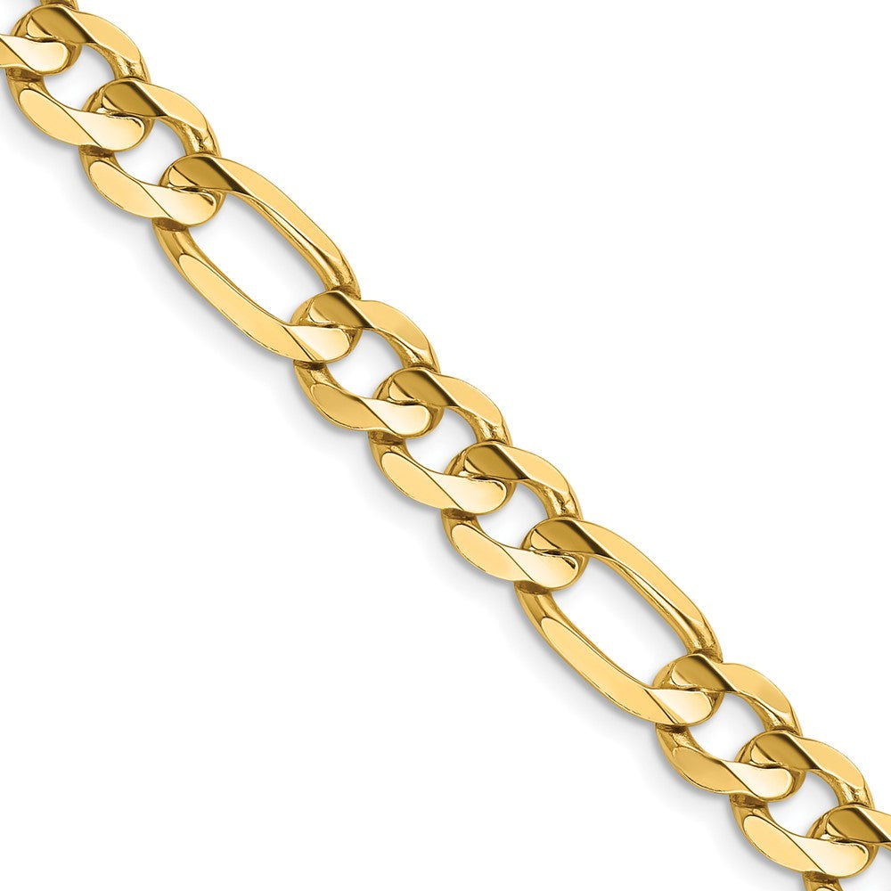 Buy Exclusive 14K Gold 22-Inch 7.5mm Figaro Chain | Stylish Lobster Clasp