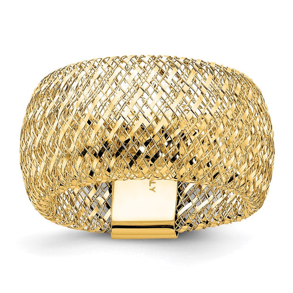 14K Gold Adjustable Stretch Ring