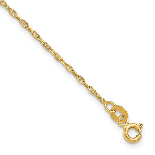 Buy Stylish 14K Gold Mariner Link Chain - 1.5mm, Luxury Jewelry Value