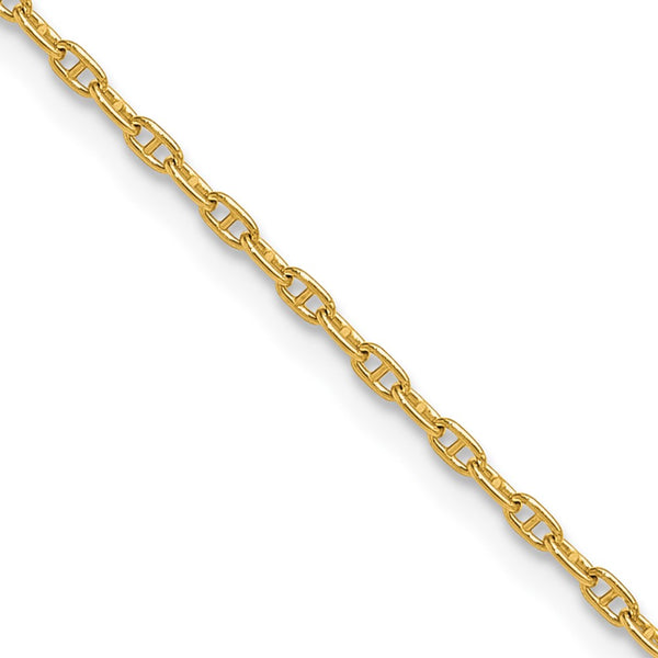 14K Gold 1.5mm Mariner Link Chain - Style GR1-1017002