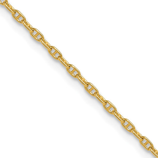 Buy Stylish 14K Gold 1.5mm Mariner Link Chain - Affordable Luxury Jewelry