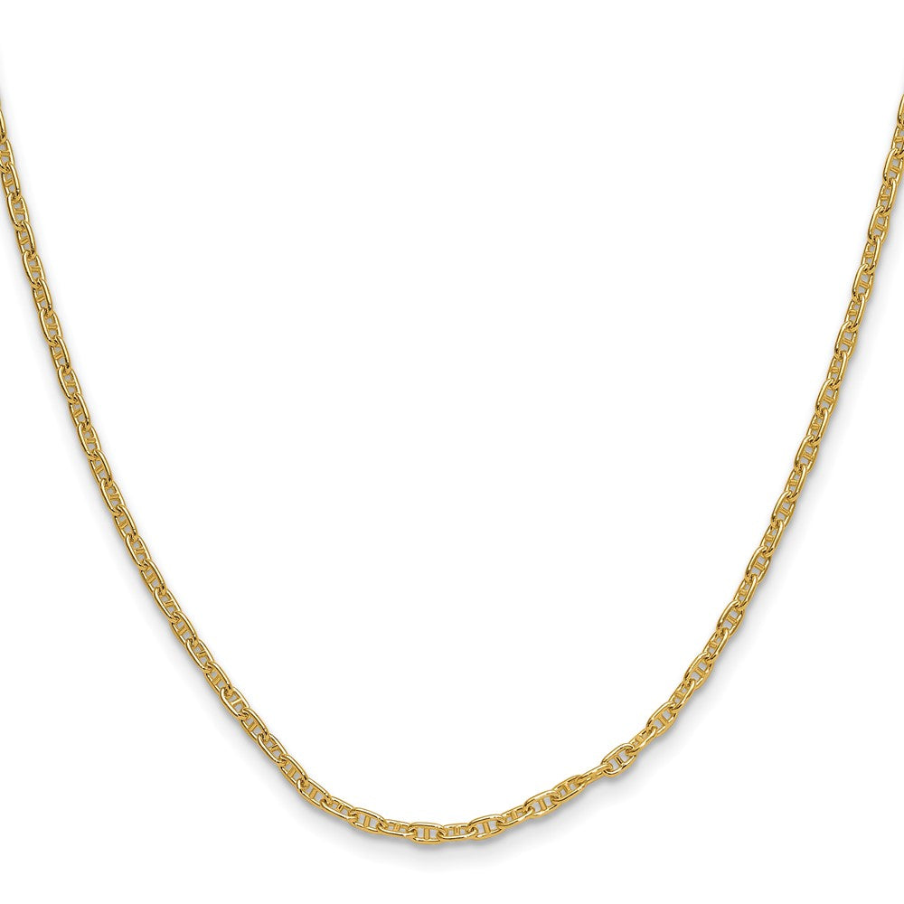 Shop Stylish 2.35mm Mariner Link Chain in 14K Gold - Affordable Luxury!