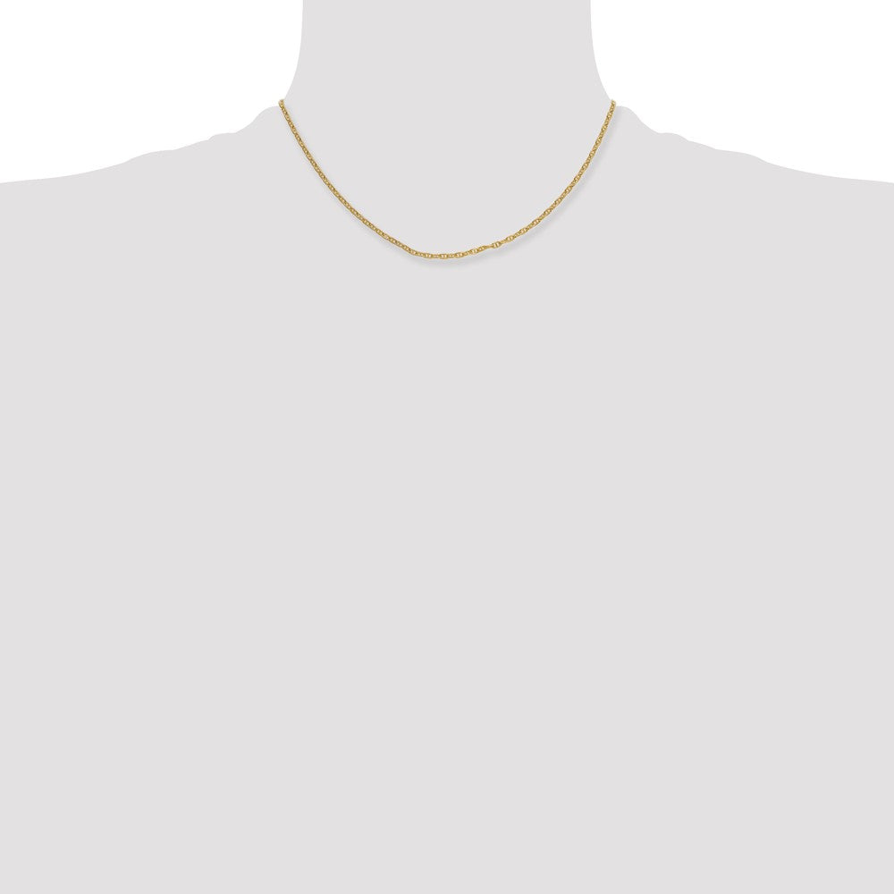 Shop Stylish 2.35mm Mariner Link Chain in 14K Gold - Affordable Luxury!