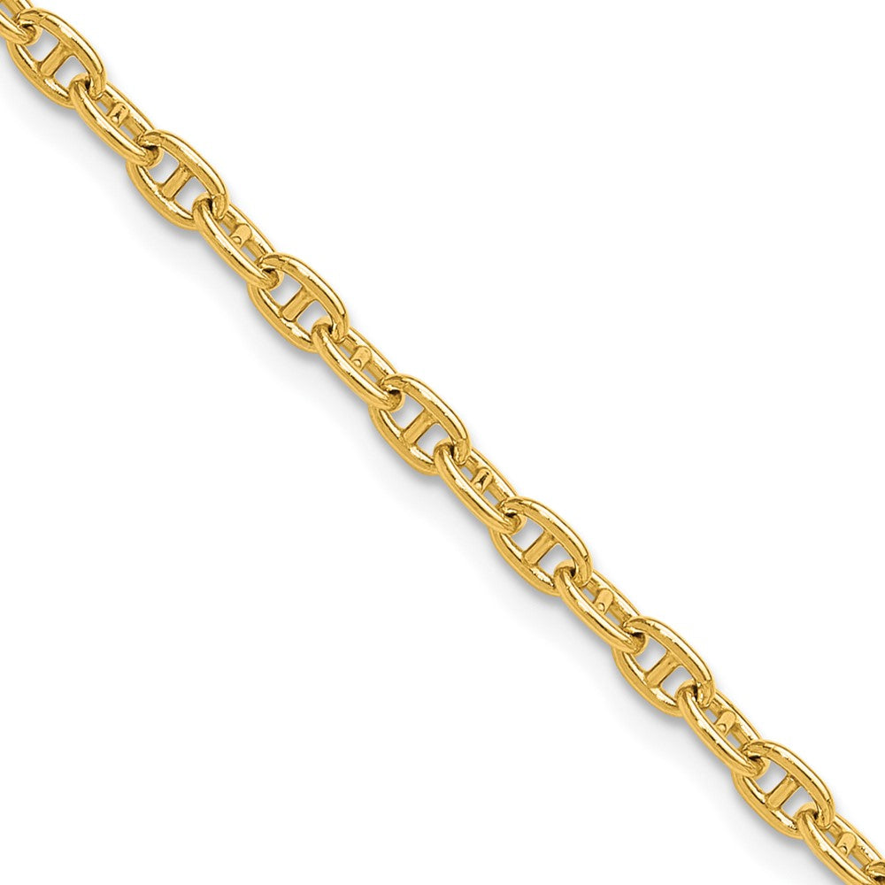 Buy Stylish 14K Gold 3.0mm Mariner Link Chain - Luxury for Less