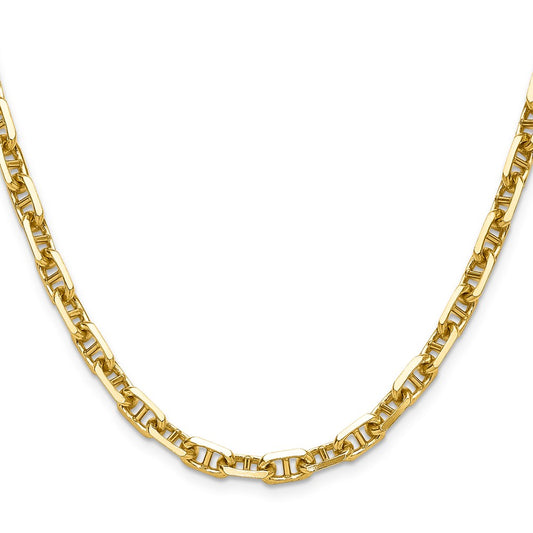 Shop Stylish 14K Gold 5.7mm Double Curb Mariner Anchor Chain - Luxury Value