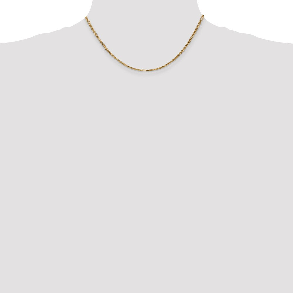 Exclusive 14K Gold 16-Inch Diamond-Cut Milano Rope Chain - Stylish Value!