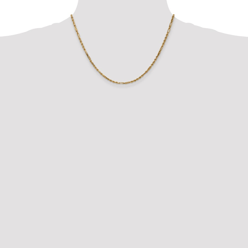Shop Exclusive 14K Gold 18-Inch Diamond-Cut Milano Rope Chain - Stylish Value!
