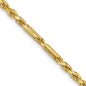 Exclusive 14K Gold 16-Inch Diamond-Cut Milano Rope Chain - Stylish Value!-1