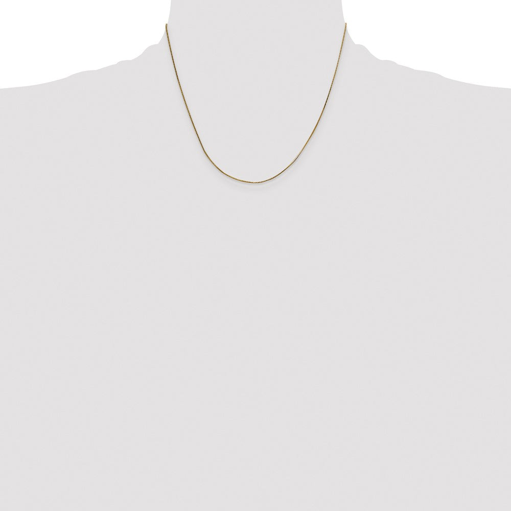 Buy Stylish 14K Gold 18-Inch Octagonal Snake Chain - 0.5mm Luxury Design