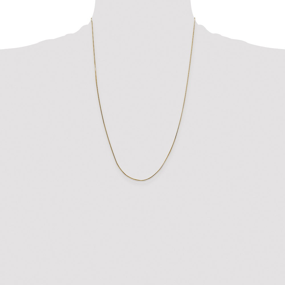 Order Stylish 14K Gold 24-Inch 0.5mm Octagonal Snake Chain - Luxury Accessory