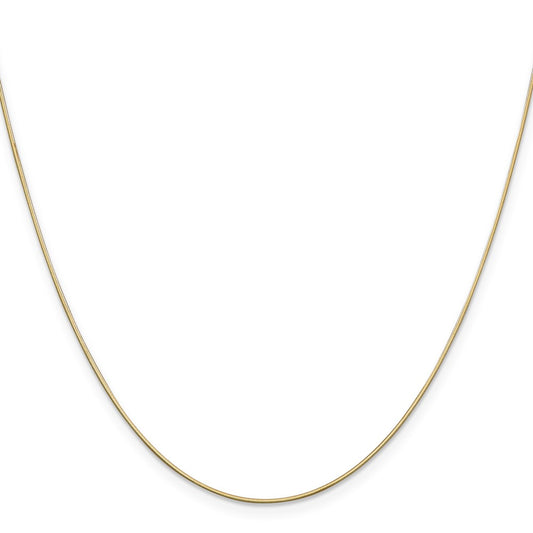 Shop Exclusive 14K Gold 24-Inch Octagonal Snake Chain - Stylish 0.6mm Design