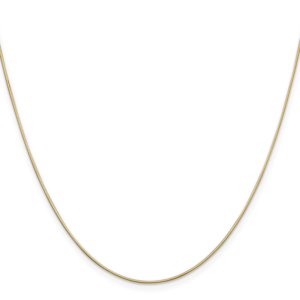 Exclusive 14K Gold 30-Inch 0.6mm Octagonal Snake Chain - Stylish & Affordable